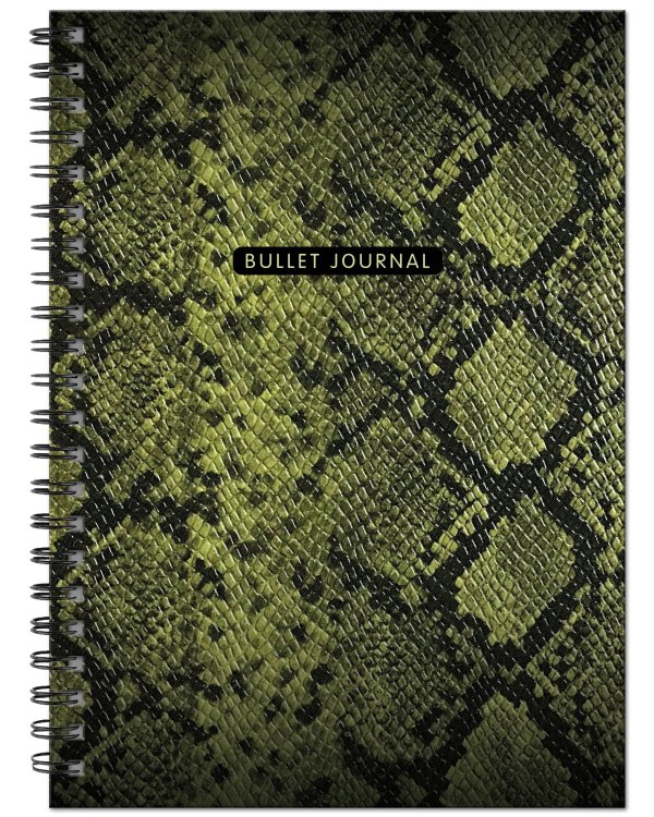 Блокнот в точку: Bullet Journal (змея, 120 c., пружина)