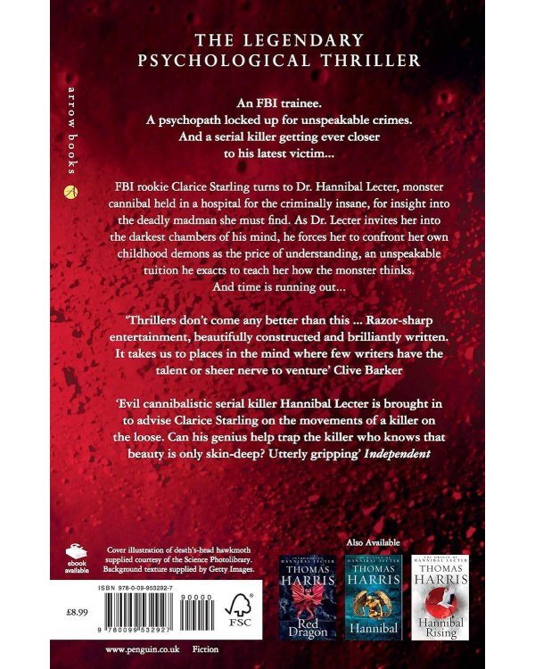 Silence Of The Lambs (Thomas Harris) Молчание ягнят (Томас Харрис) / Книги на английском языке