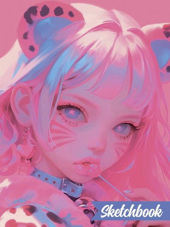 СКЕТЧБУК А5. WILD PINK (выб.лак)