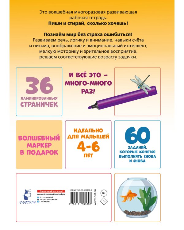 Пиши-стирай 4-6 лет