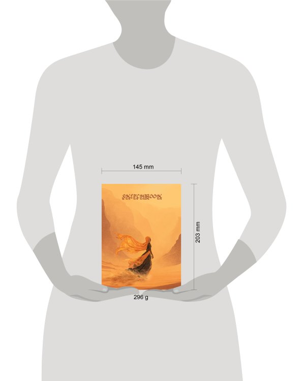 СКЕТЧБУК А5. ПЕСЧАНАЯ БУРЯ (выб.лак)