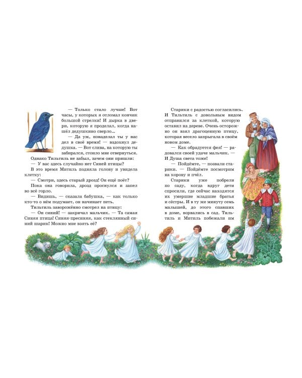 Синяя птица (ил. А. Басюбиной)