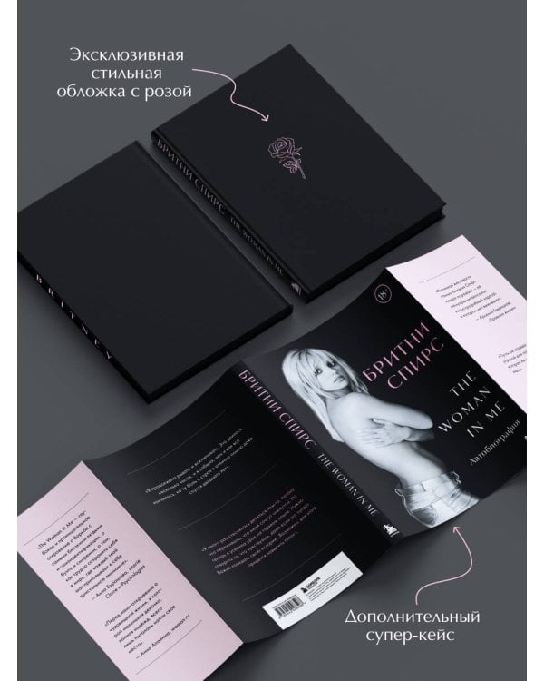 Бритни Спирс: The Woman in Me. Официальное русское издание. Подарочное оформление. Комплект: книга и стикерпак
