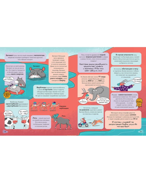 Звери. От броненосца до зебры: самые невероятные факты, рекорды и достижения