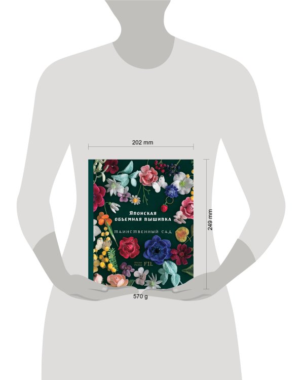 Японская объемная вышивка. Таинственный сад