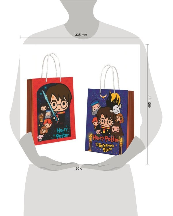 Harry Potter. Пакет подарочный большой (Гарри Поттер и Философский камень), 335*406*155 мм (чиби)