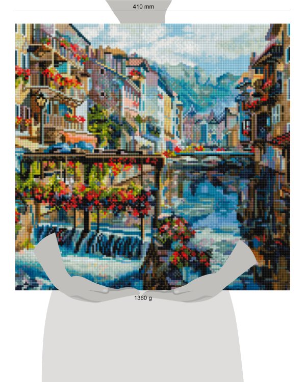 984-AT-S Франция. Плотина  на реке Тиу