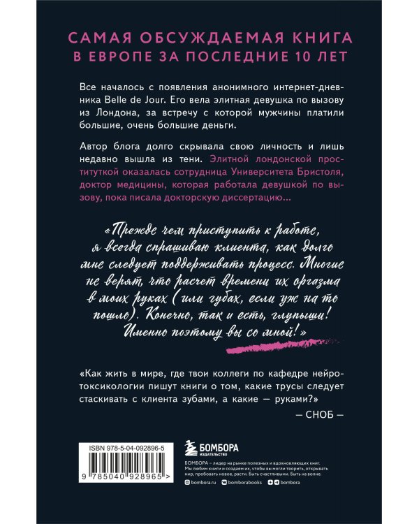 Тайный дневник девушки по вызову. История женщины, которая ведет двойную жизнь