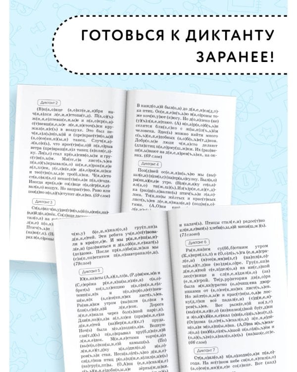 Подготовка к контрольным диктантам по русскому языку. 4 класс