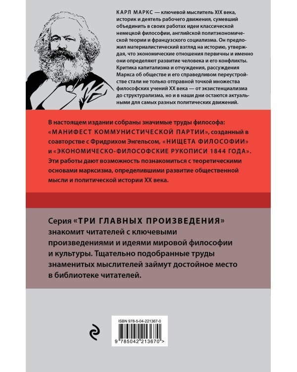 Карл Маркс. Манифест коммунистической партии. Нищета философии. Рукописи 1844