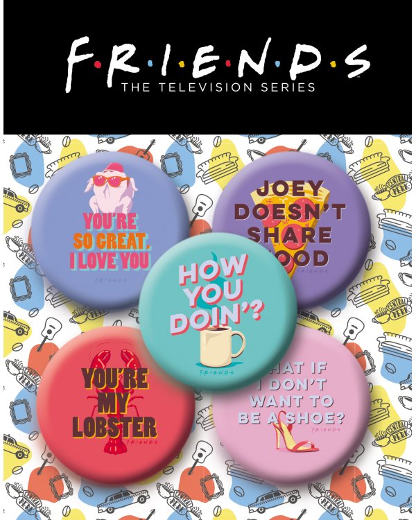 Набор значков. Friends (5 шт.)