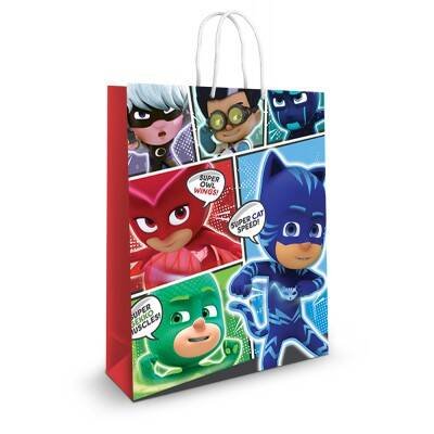 Пакет подарочный большой Герои в масках-4, 335*406*155 мм