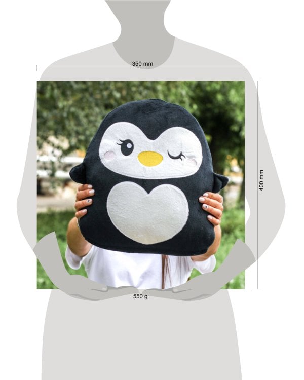 Мягкая игрушка Hugme toys «Пингвин», 40 см