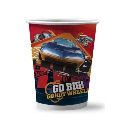 Hot Wheels. Набор бумажных стаканов-1, 6 шт*250 мл