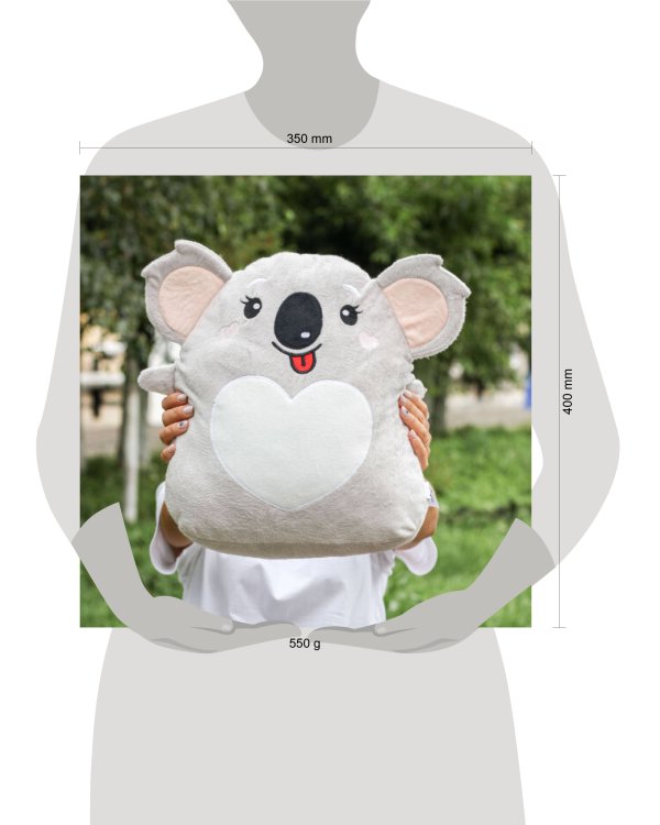 Мягкая игрушка Hugme toys «Коала», 40 см