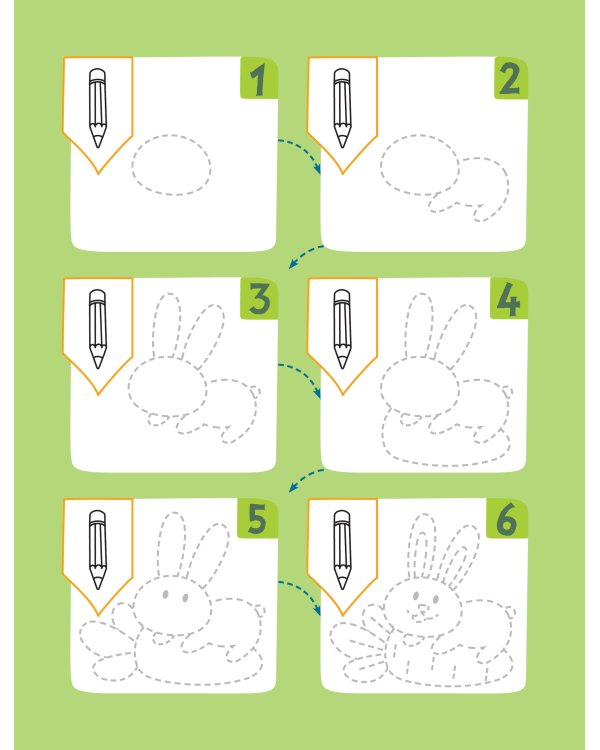 Учусь рисовать. Задания, понятные без слов