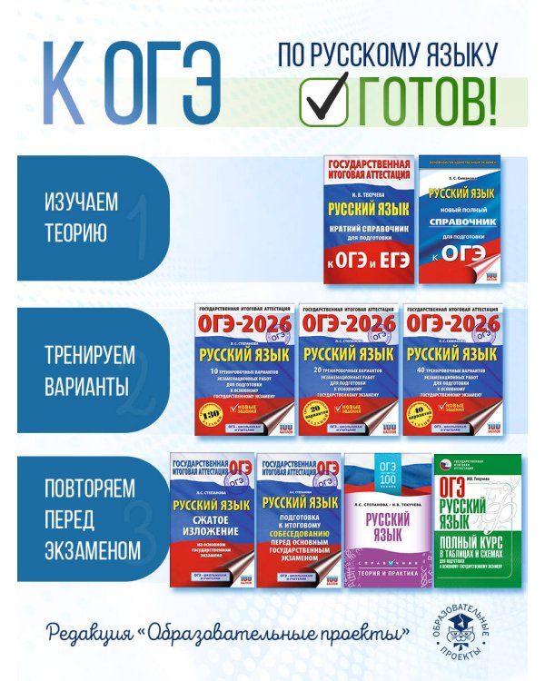 Русский язык. Краткий справочник для подготовки к ОГЭ и ЕГЭ