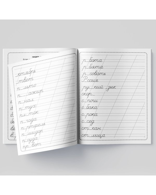 Пропись. Словарные слова