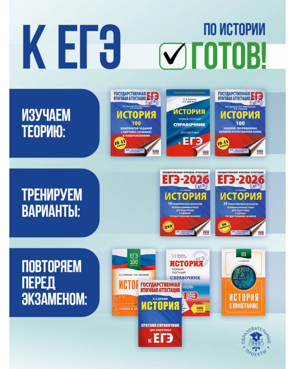 ЕГЭ. История. Полный курс в таблицах и схемах для подготовки к ЕГЭ