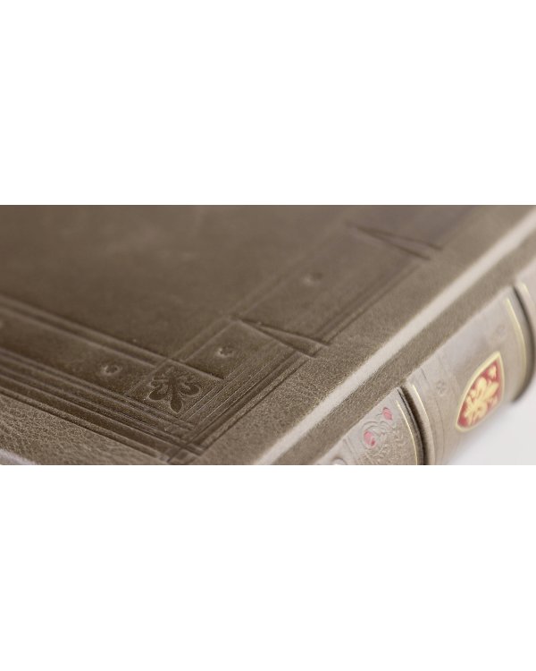 "О военном искусстве. Государь." Никколо Макиавелли. Книга в коллекционном кожаном переплете ручной работы