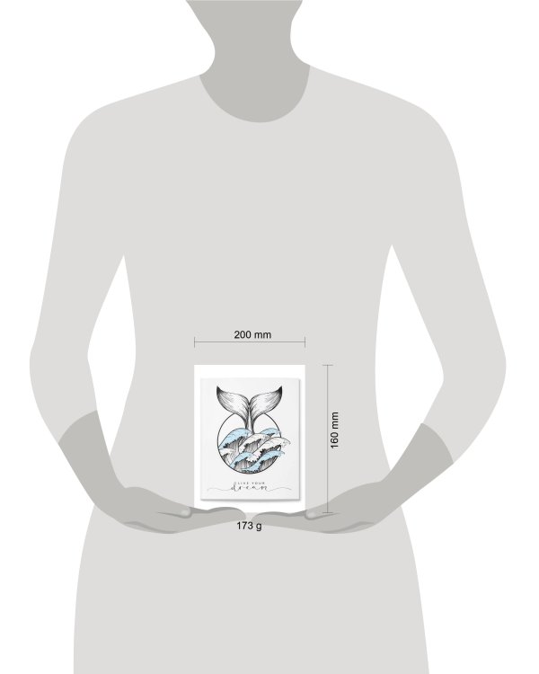 Блокнот позитивного настроения. WHALE JOURNAL