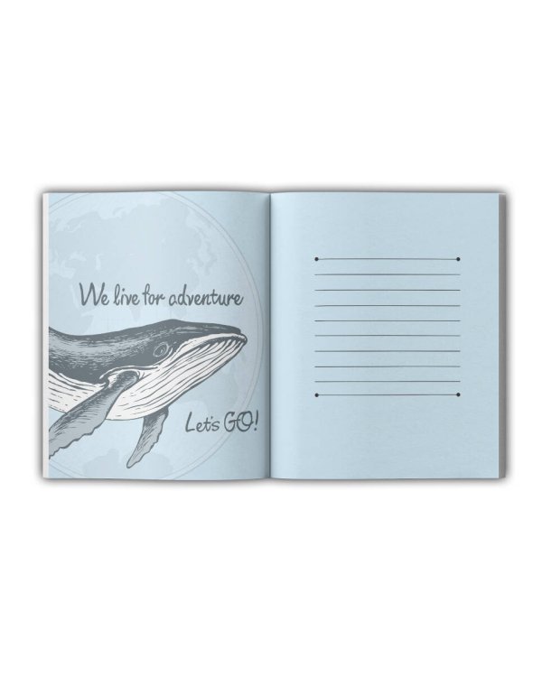 Блокнот позитивного настроения. WHALE JOURNAL