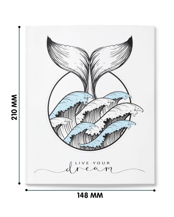 Блокнот позитивного настроения. WHALE JOURNAL