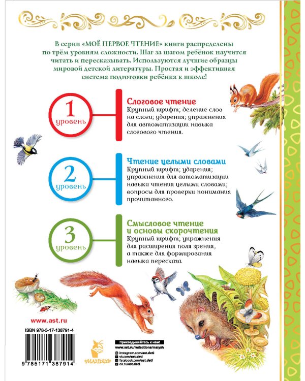 Познавательные сказки для чтения по слогам