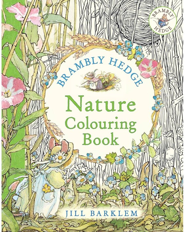 Brambly hedge: nature colouring book Ежевичная изгородь. Раскраска о природе /Книги на английском языке