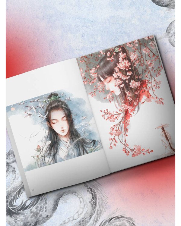 В поисках тени меж цветов. Иллюстрации Гу Гэли