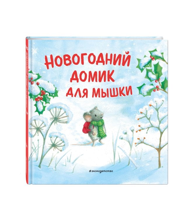 Комплект из 2 книжек к Новому году в подарочном оформлении. Новогодние подарки для Снежной Зайки + Новогодний домик для Мышки (ИК)