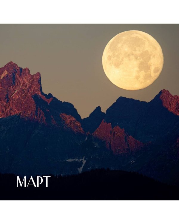 Лунный календарь на 2024 год (настенный)