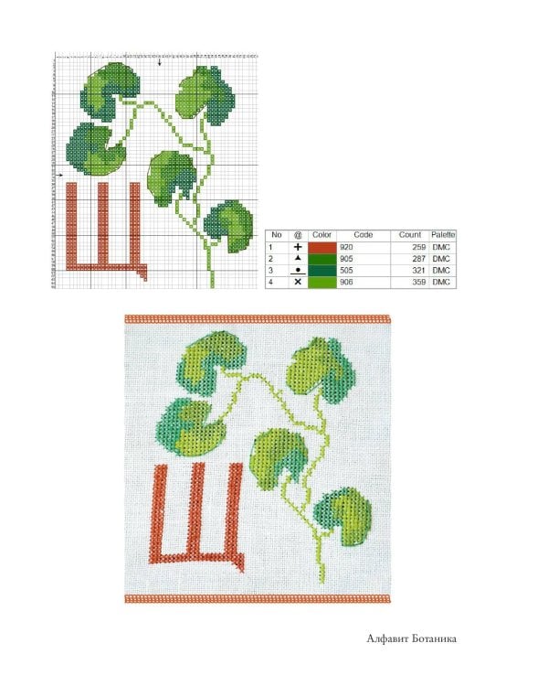 Французская вышивка крестом. 100 авторских мотивов со схемами