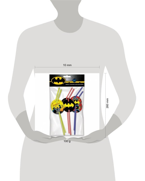 Batman. Набор трубочек для коктейля, 6 шт