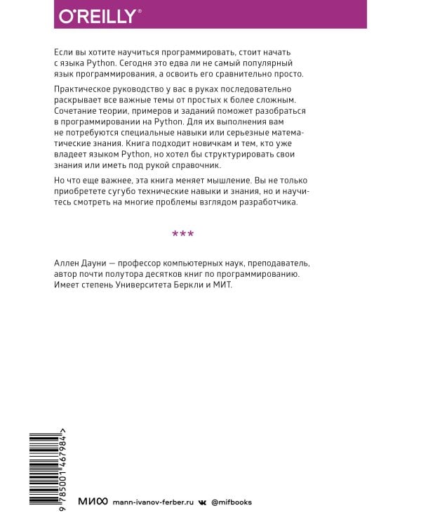 Основы Python. Научитесь думать как программист