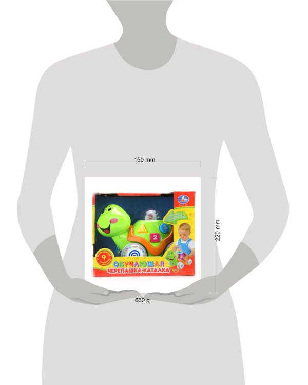 ОБУЧАЮЩАЯ ЧЕРЕПАХА "УМКА" "ЛЬВЕНОК И ЧЕРЕПАХА" СВЕТ+ЗВУК, СТИХИ, ПЕСНЯ ИЗ М/Ф В КОР.в кор.2*18шт