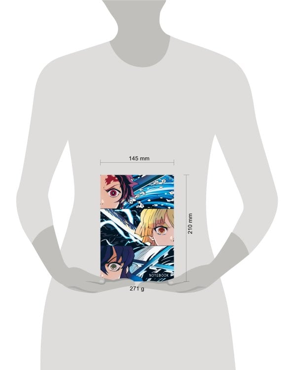 Блокнот охотника на демонов (по мотивам манги, формат А5, 80 л., блок в точку)