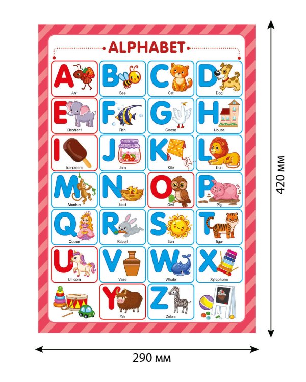 Обучающие плакаты. Знания для школьников. Набор 10 штук