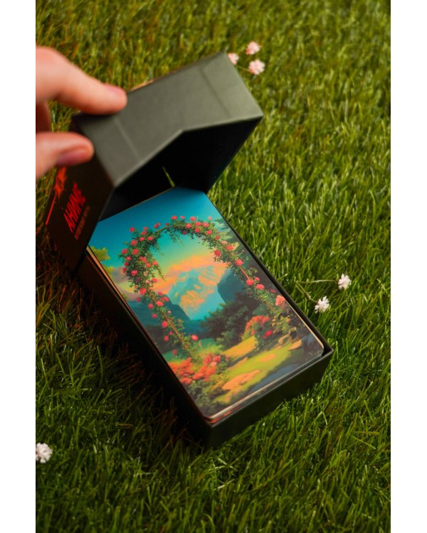 Таро «Волшебные миры аниме». 78 карт и книга по QR-коду