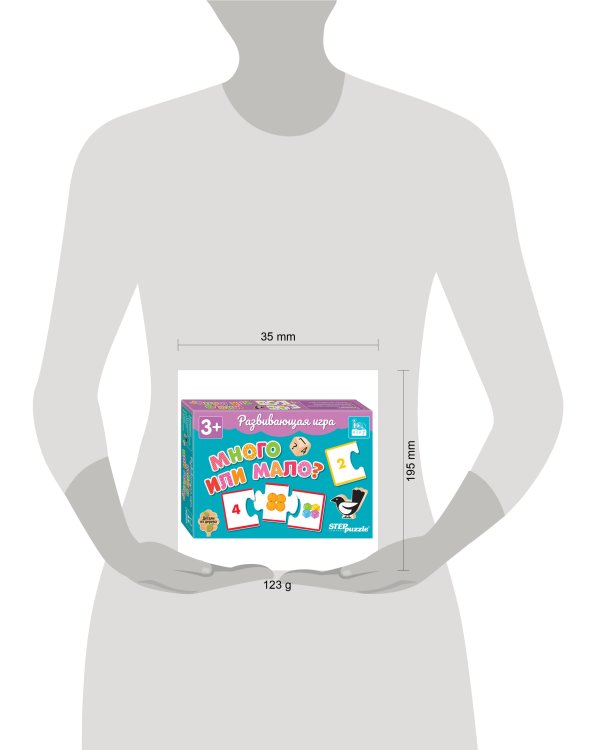 Развивающая игра "Много или мало?" (IQ step)