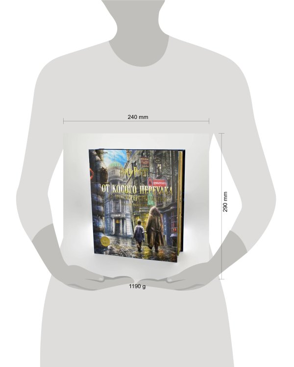 Гарри Поттер. От Косого переулка до Министерства магии. Трехмерная карта