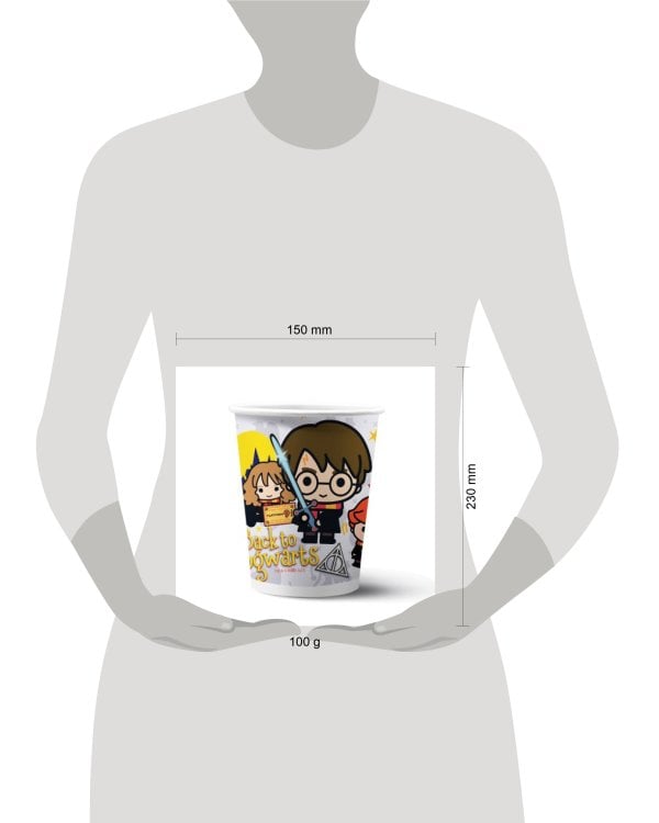 Harry Potter. Набор бумажных стаканов, 6 шт*205 мл (чиби)