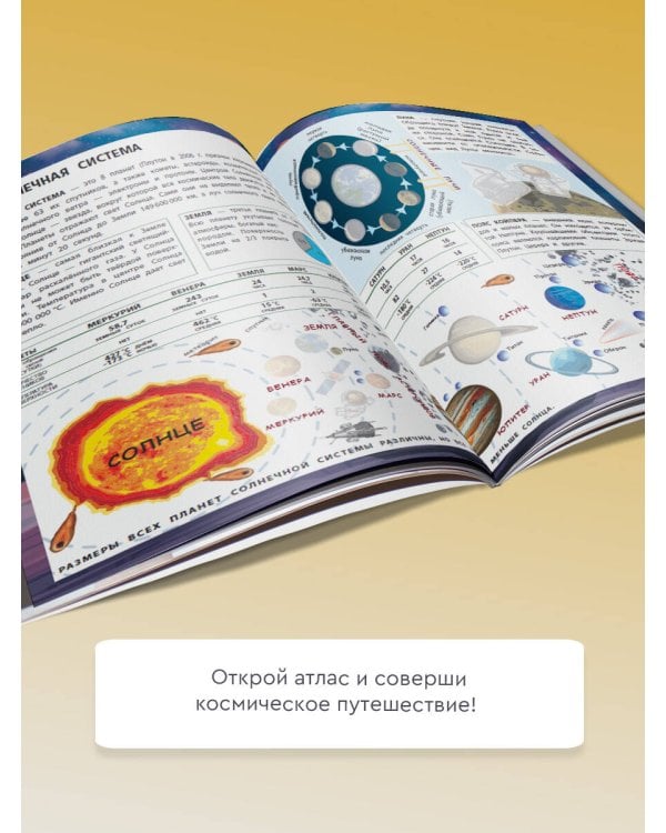 Космос. Мой первый атлас с наклейками