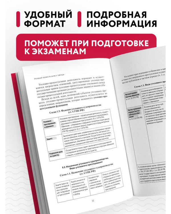 Уголовный процесс в схемах и таблицах. 2-е изд. с изм. и доп.