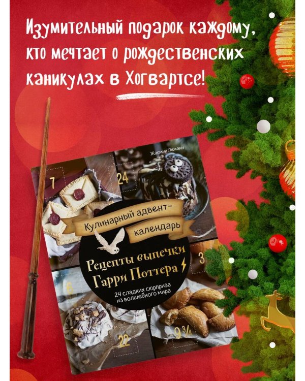 Кулинарный адвент-календарь. Рецепты выпечки Гарри Поттера. 24 сладких сюрприза из волшебного мира