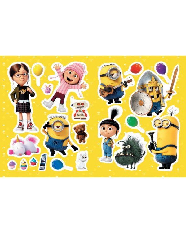 Миньоны. Многоразовые наклейки (Агнес)