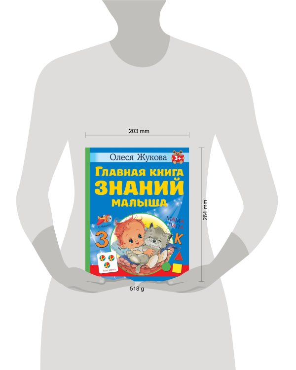 Главная книга знаний малыша. 3+