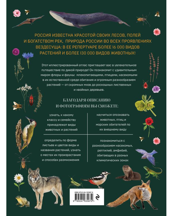Атлас живой природы России. Полный иллюстрированный справочник