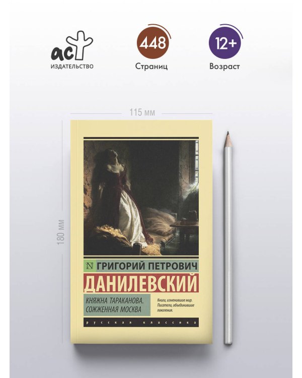 Княжна Тараканова. Сожженная Москва