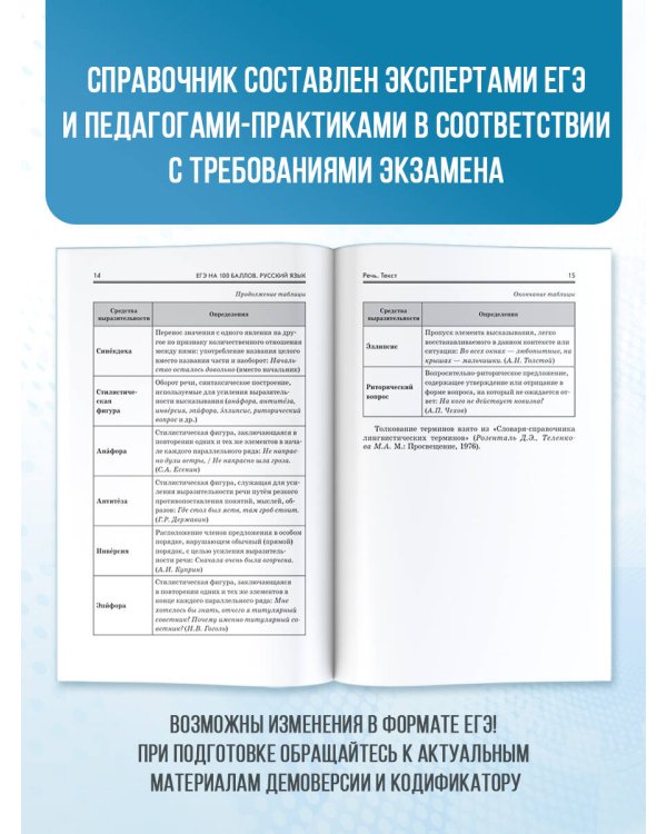 ЕГЭ. Русский язык. ЕГЭ на 100 баллов. Справочник: Теория и практика